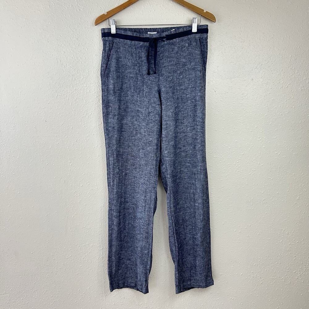 Women's Linen Pants Susina Small Pull On Drawstring Linen Blend